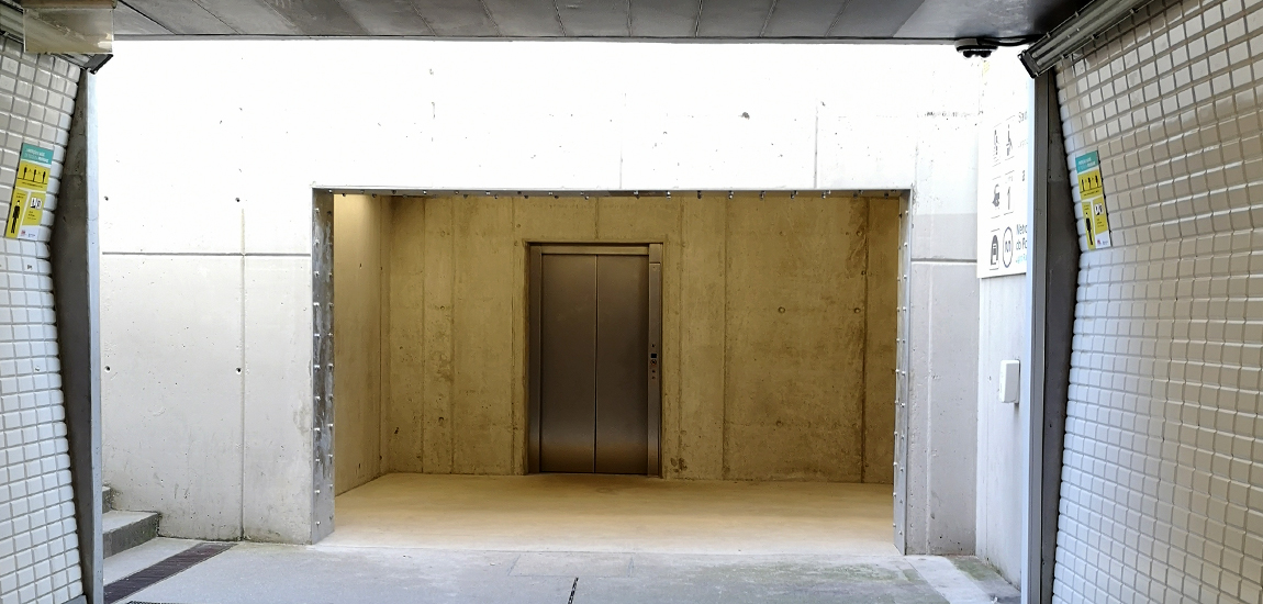 Estação de Campanhã com novo elevador no lado nascente