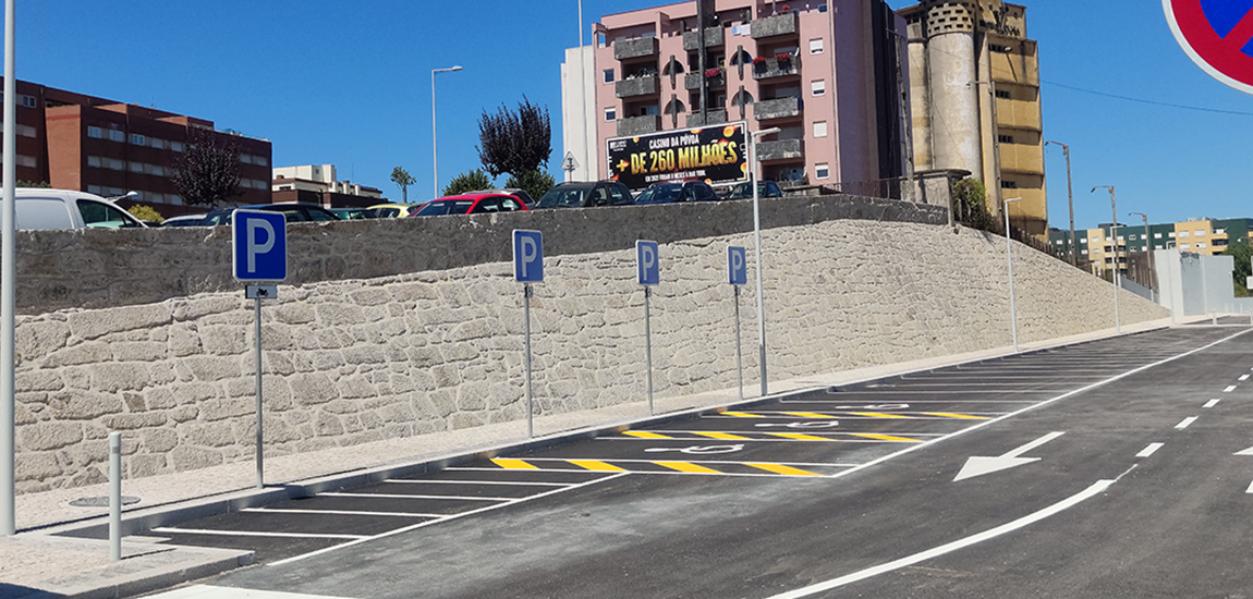 Novo Parque de Estacionamento na Estação de Barcelos.