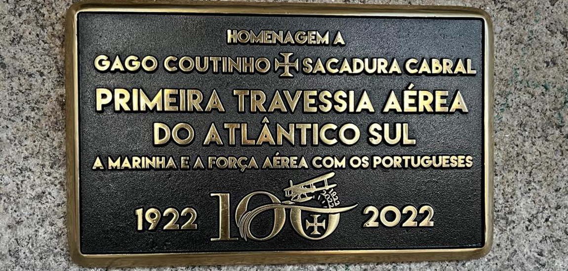  Placa comemorativa 100TAAS