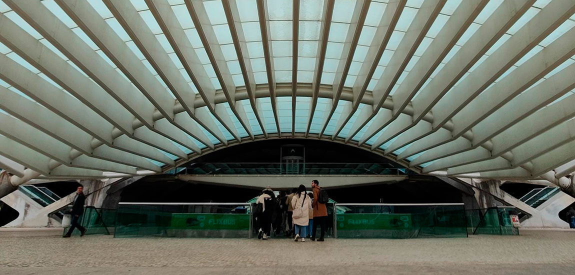 Visita à Gare do Oriente.