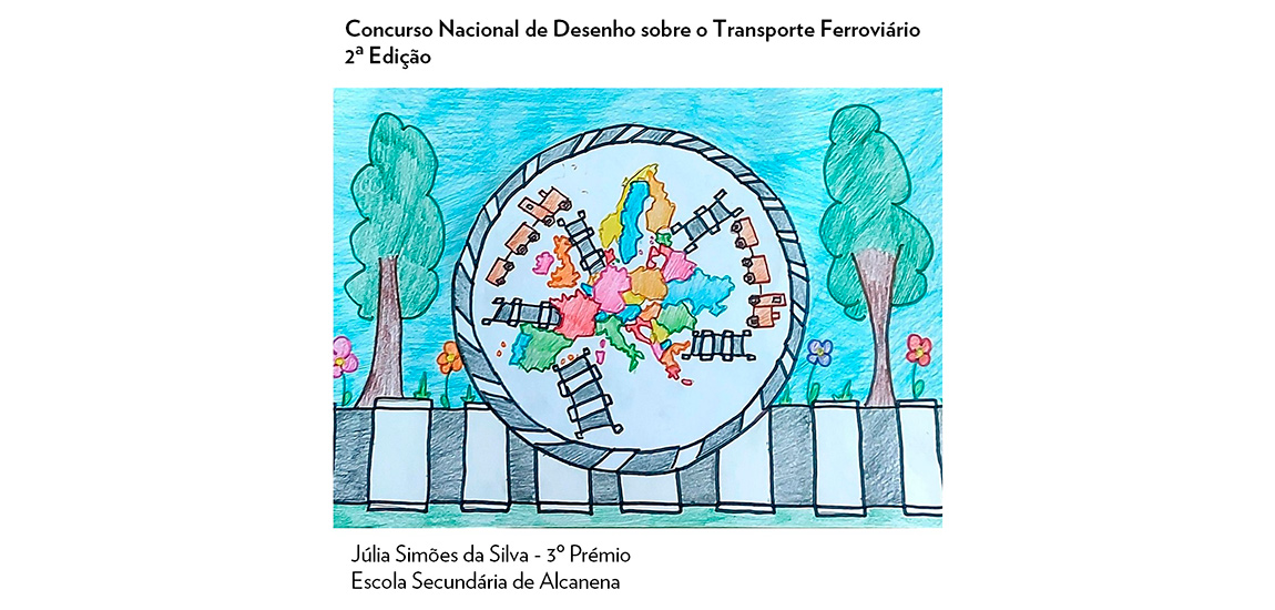 3º Prémio - 2ª edição do Concurso Nacional de Desenho sobre o Transporte Ferroviário 