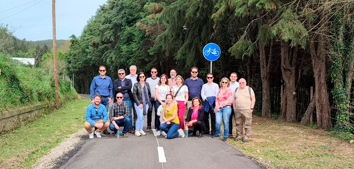 Rede de Parceiros Ecopistas de Portugal na Ecopista do Vouga