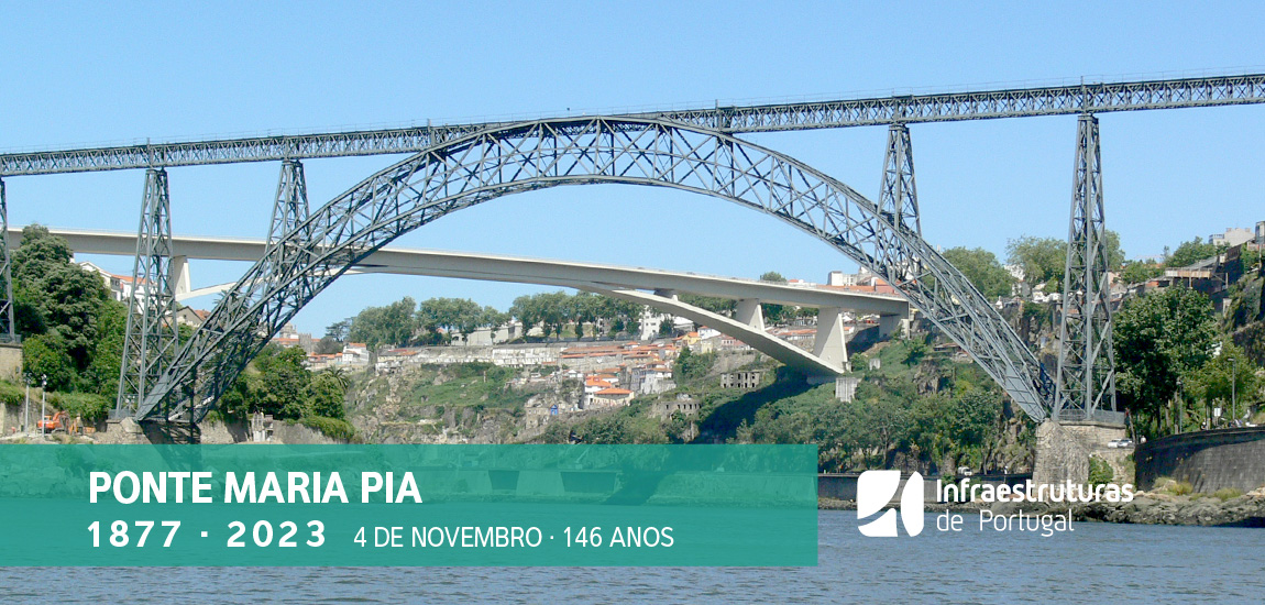 Ponte Maria Pia celebra 146 anos