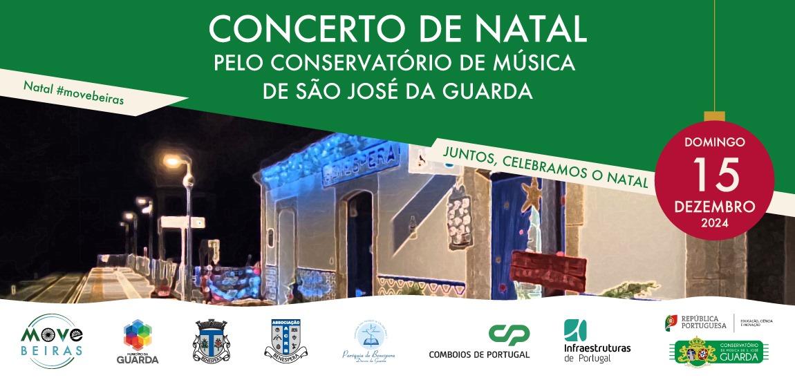 Animação natalícia nas estações da Guarda e da Benespera