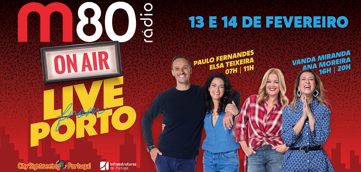 Estação de São Bento recebe M80 Rádio com emissões especiais no Porto