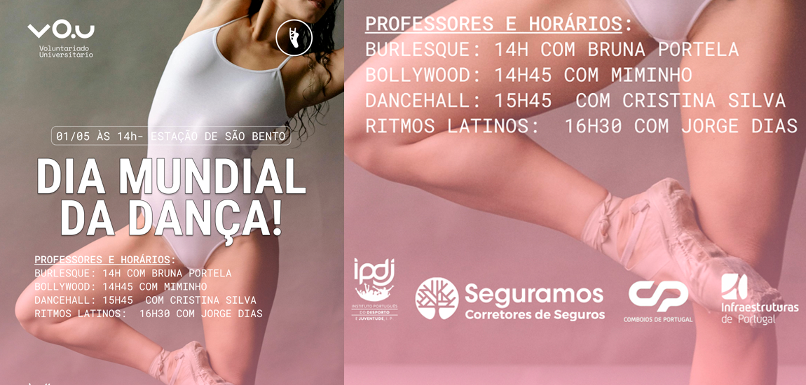 Dia Mundial da Dança na Estação de São Bento