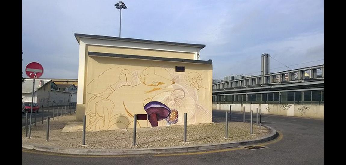 Novo Mural no Cais do Sodré