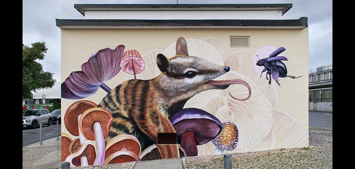 Novo Mural no Cais do Sodré