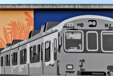 Projeto de arte urbana Estação General Torres