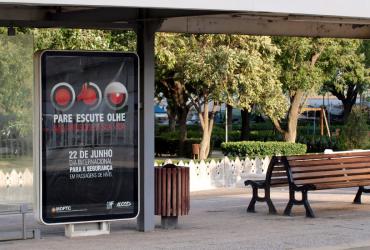 Mupi Estação de Vila Franca de Xira