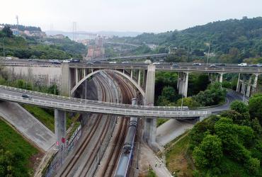 Vista geral Viaduto Duarte Pacheco