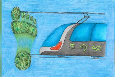 1º Prémio 2ª edição do Concurso Nacional de Desenho sobre o Transporte Ferroviário 