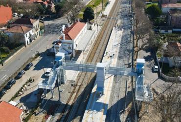 IP inaugura Passagem Superior Pedonal da Estação da Granja