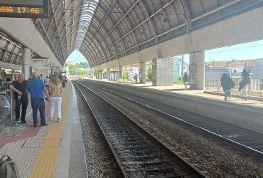 Trabalhos de beneficiação na Estação de Ermesinde: fotografia 1