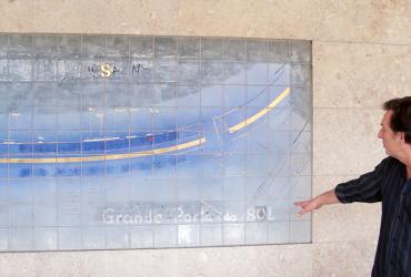 Andreas Stöcklein na Estação de Campolide em 2023