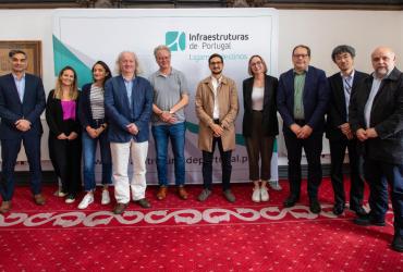 Grupo técnico da UIC do SMGG na Estação do Rossio (Sala do Rei)