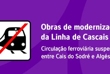 Imagem - Obras de modernização na Linha de Cascais: circulação ferroviária suspensa entre Cais do Sodré e Algés