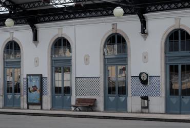 Imagem - Azulejos Estação ferroviária Alcântara-Terra