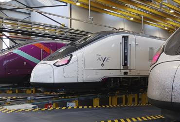 Visitas técnicas às obras da Estação de Chamartín e ao Parque de Material e Oficinas da RENFE, em Fuencarral.