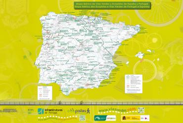 Imagem - Mapa Ibérico Ecopistas e Vias Verdes