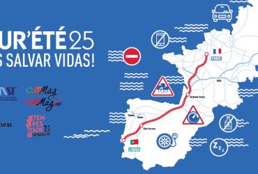 Campanha de segurança rodoviária intitulada "Sécur'été"